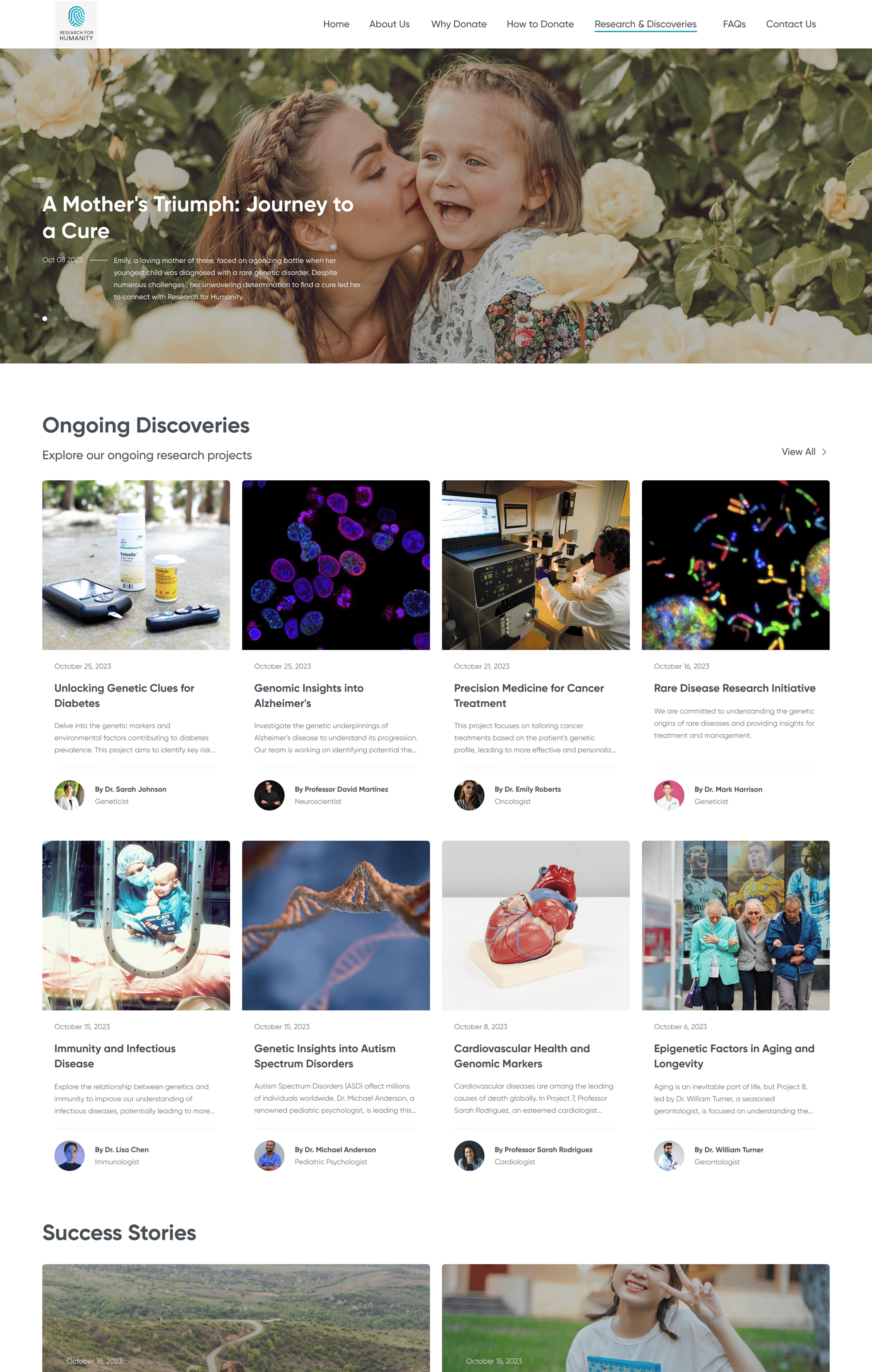 Research and discoveries 1