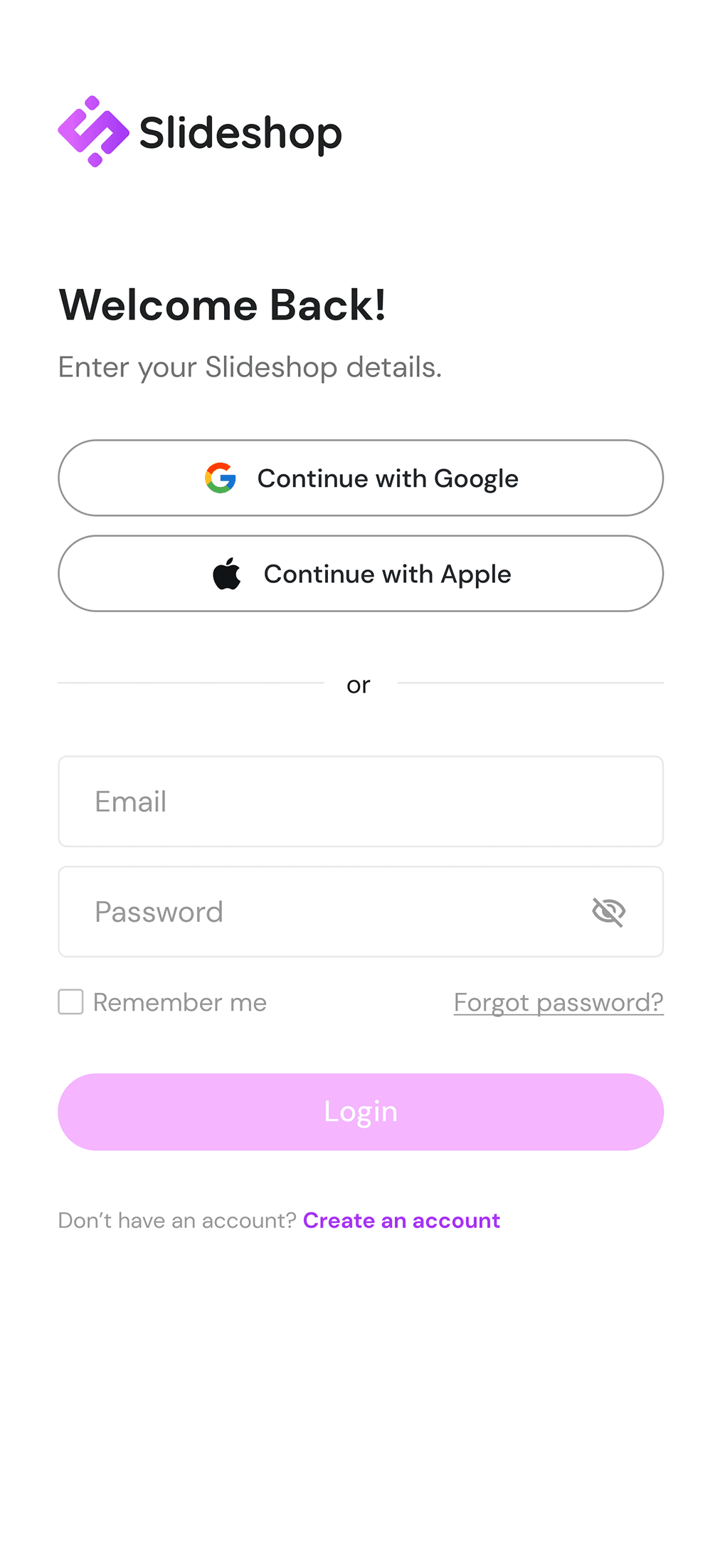 Login mobile 1